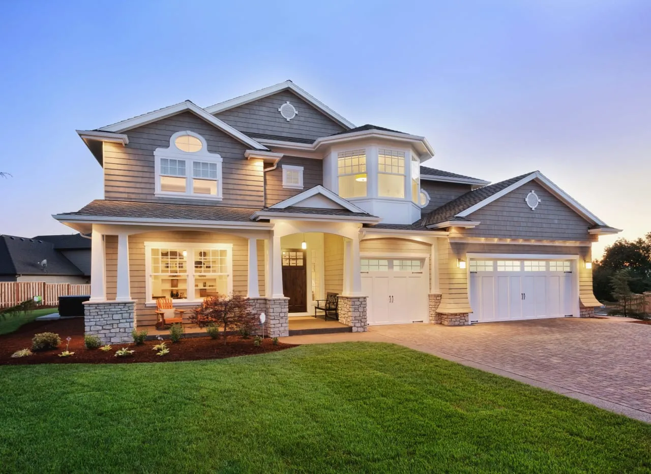 A welcoming home exterior in the Monmouth area